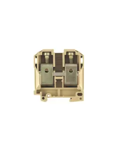Borne traversante Weidmuller SAK 70 TS 35, section 70 mm², raccordement à vis, beige