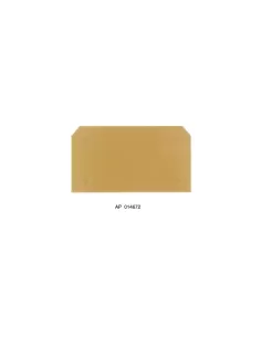 Weidmuller ap (3.0) 0146720000 série sak, borne, 3 mm, beige foncé, jaune, montage direct