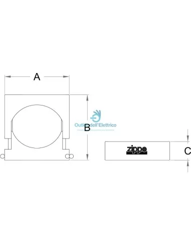 Zippo 8050 Zip-scat hose clamp 38-50mmq
