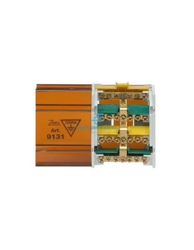 Bornier de terre Zippo 9131 16x10 8x25 mm²