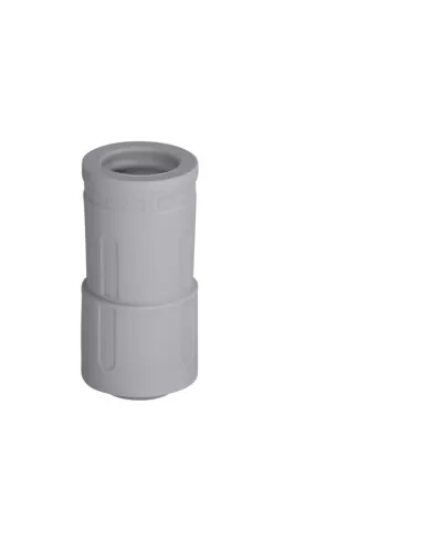 Raccord de tuyauterie gainé Bocchiotti 05404 rtgn16 gris IP67