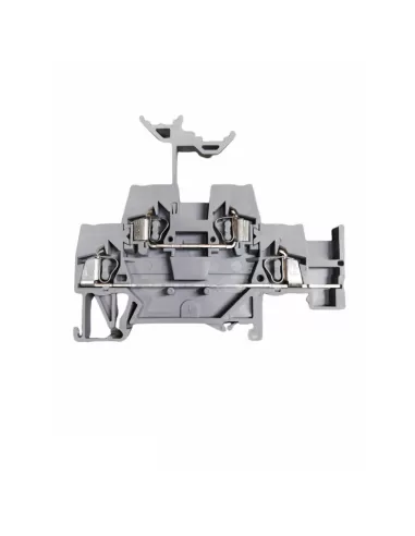 Bornier à deux niveaux 280-520, section de 2,5 mm² avec support de cavalier Wago