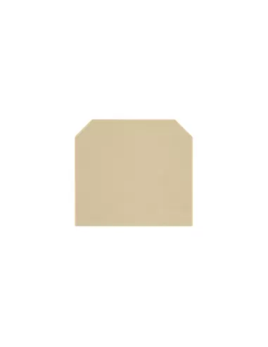 Plaque d'extrémité Weidmuller 0117960000 ap (1,5), 1,5 mm, beige, montage direct