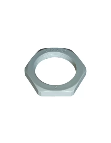 Écrou annulaire Italweber 1002062 pour PG-9 RAL 7001 sans collerette