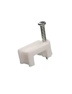 Vimar V75002.B Clip para clavos Isol 7-8 mm blanco