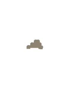 Weidmuller 1784210000 ap dld2 serie 5 db w, placa final, 1,5 mm, beige oscuro, montaje directo