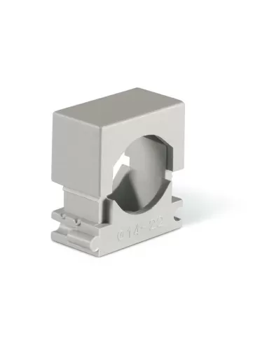 Clips fissatubo 25-32mm grigio