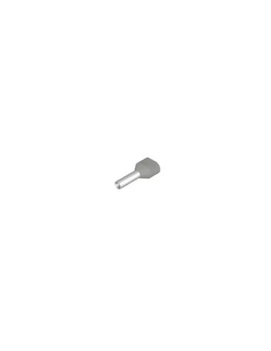 Weidmuller 9004730000 h4/22d zh gr sv boccola terminale doppia, 15 mm, 12 mm, grigio