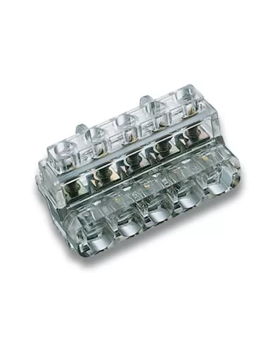 Bornier unipolaire à 5 voies, section de 16 mm²