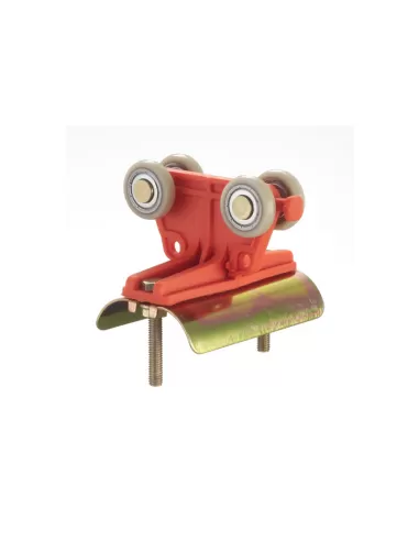 Carpel crn1p50n Nylon-Kabelwagen, Tragfähigkeit 15 kg/1,5 m, Sattel 50 mm