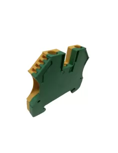 Bornier de terre à vis Allen Bradley 1492-JG6, 6 mm², vert