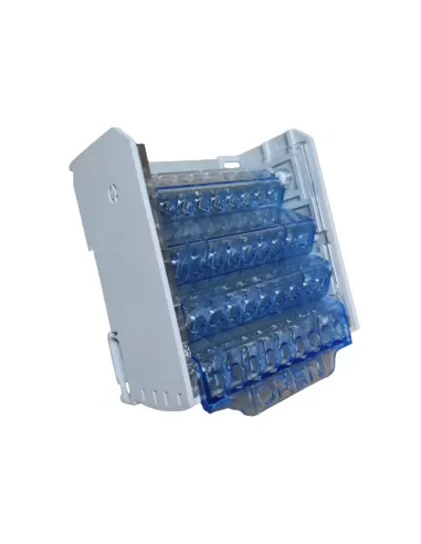 Bloc de distribution modulaire GE Power 880614 630 kΩ 80 A avec blindage, DIN
