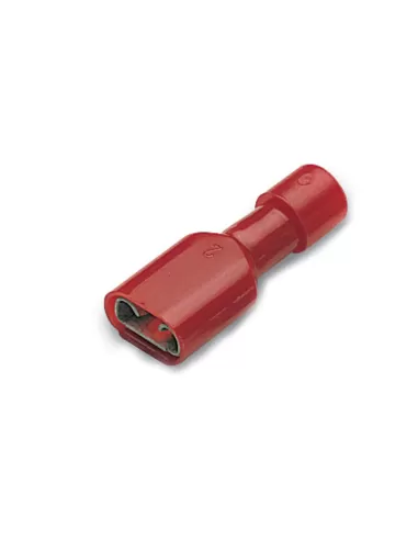 Cembre rf-f405p capicorda ad innesto femmina rosso 4,8x0,5 tutto isolato