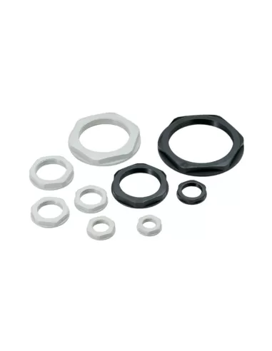 Cembre 1143m20 locknut with collar m20x1.5 light grey