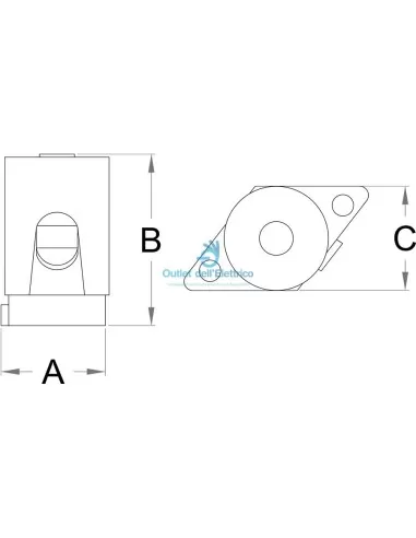 Zippo 9100 morsetto a mantello mako 100 mmq