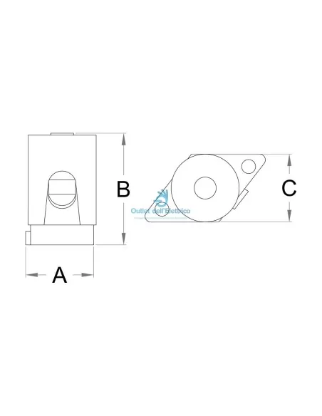 Zippo 9100 Mako mantle clamp 100 mmq
