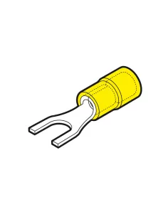 Cembre gf-u14 yellow fork cable lug, 14 mm screw