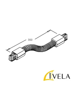 Ivela 7658-10-w30 junta flexible 850 negro 2
