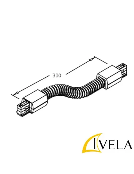 Ivela 7658-10-w30 giunto flex 850 nero