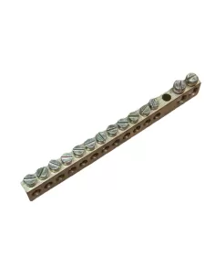 Vimar V51814 Bornier en laiton 12 trous 6 mm