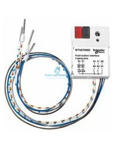 Schneider MTN670802 Double key Inst.interfaccia inst.plus