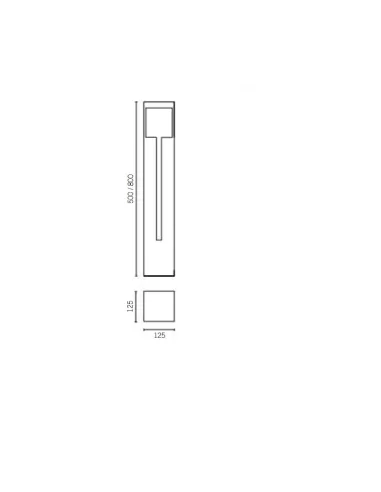 Martini 76837 68 fratto q borne 1x24w t5 g5 h 800
