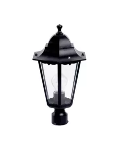 Nobile 2051/25/bi Lampe mit Mastanschluss D60 sechseckig weiß 100w e27