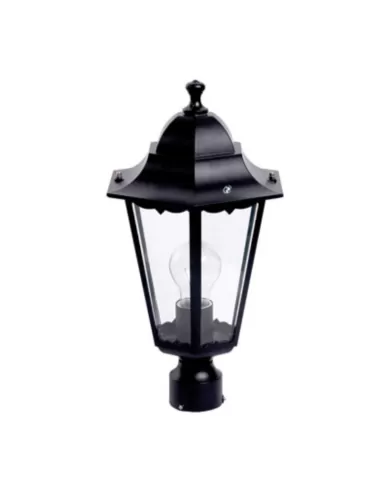 Nobile 2051/25/bi lamp pole attachment d60 hexagonal white 100w e27