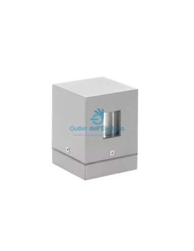 Ares italia 770151 2 ganos e27 1x100w 2 ranuras aluminio