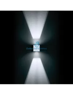 Ares italia 770151 2 ganos e27 1x100w 2 asole alluminio 2