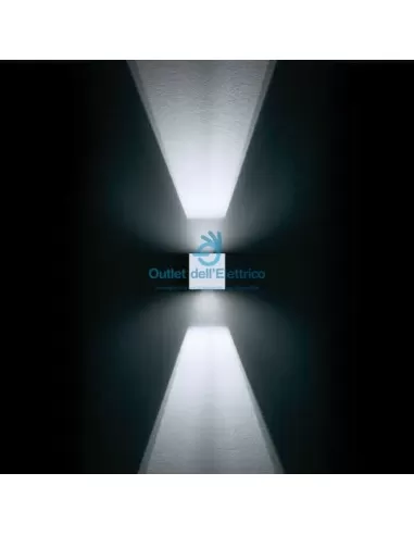 Ares Italia 770151 2 ganos e27 1x100w 2 fentes en aluminium