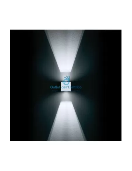 Ares Italia 770151 2 ganos e27 1x100w 2 fentes en aluminium