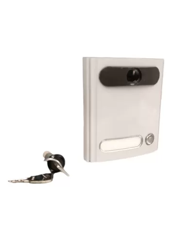 Module Vimar 80C1 avec serrure à une clé, gris clair