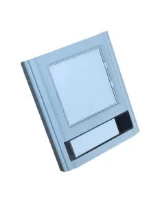 Module de porte numérotée Vimar 90N1 avec un bouton, gris