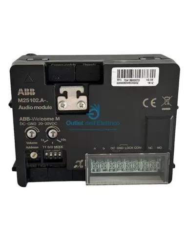 Abb wlm101a modulo audio 1/2 pulsanti m251022a-a
