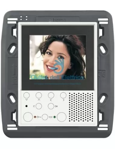 Bticino 349313 Pantalla de vídeo en color Axolute con acabado en blanco