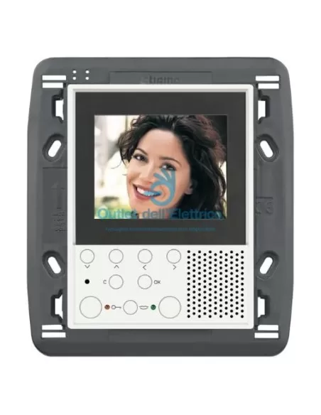 Bticino 349313 Axolute video display colori con finitura bianca