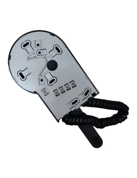 Interphone électret Bticino PH610, 1 bouton, gris clair/foncé