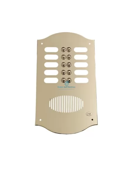 Urmet 1121/210l brass keypad 1121l 10 buttons 2 audio files
