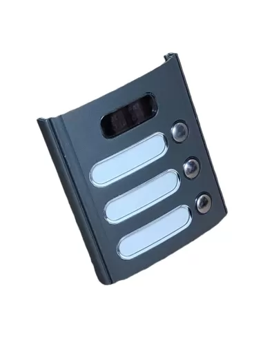 Vimar Rp03/35 3-Button Plate Att Occup Grey Sand'