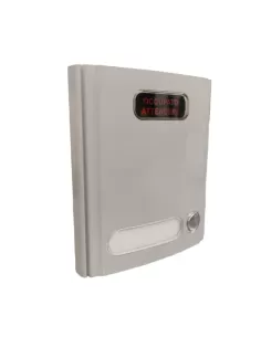 Módulo Vimar Rp01 con 1 botón Occ-Att, luz gris