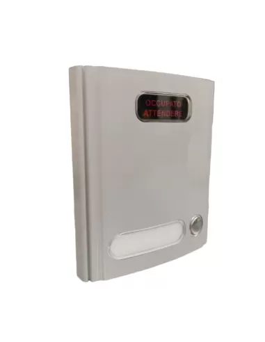 Módulo Vimar Rp01 con 1 botón Occ-Att, luz gris