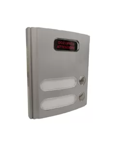 Module Vimar RP02 avec 2 boutons Occ-Att, éclairage gris