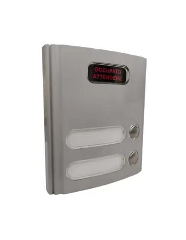 Módulo Vimar Rp02 con 2 botones Occ-Att, luz gris