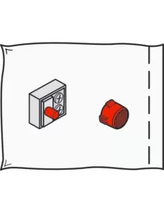 Bticino sprint - Feu de signalisation LED 337440 terraneo