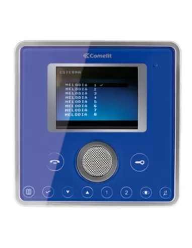 Máscara accesoria Comelit 6101i en color azul cielo para