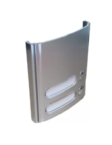 Vimar 8052/39 Mod Suppl 2 Buttons Brushed Aluminum