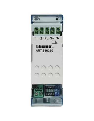 Bticino 346230 lock relay 2//8 wires