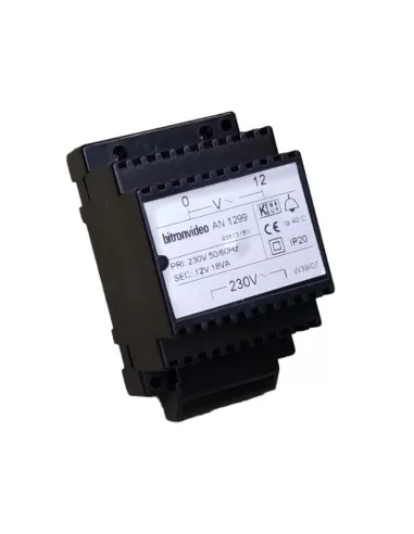 Transformador de vídeo Bitron an1299 12v18va 230v 50/60hz