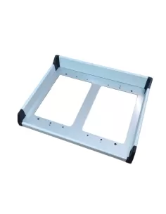 Cadre Vimar 9221 pour 2 modules 2x1 Gris clair